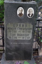 Оркина Геня Яковлевна, Москва, Востряковское кладбище